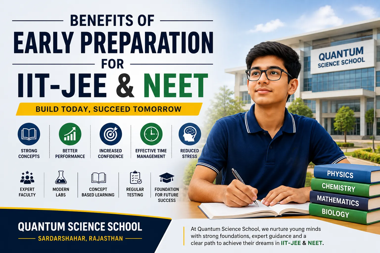 Benefits of Early Preparation for IIT-JEE & NEET