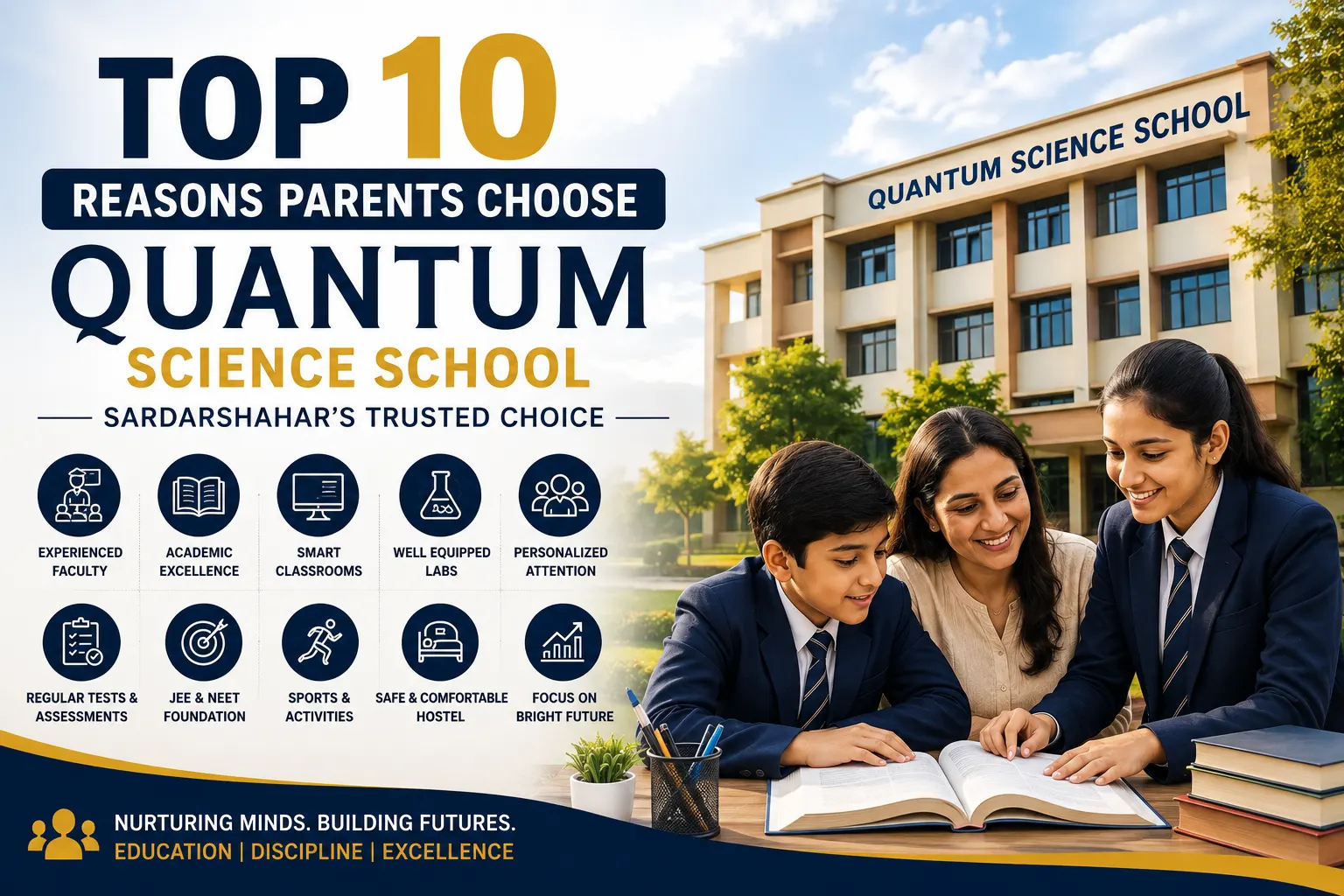 Top 10 Reasons Parents Choose Quantum Science School in Sardarshahar
